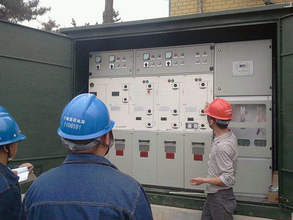 内蒙宁城主城区双环合网自动化节造开关所